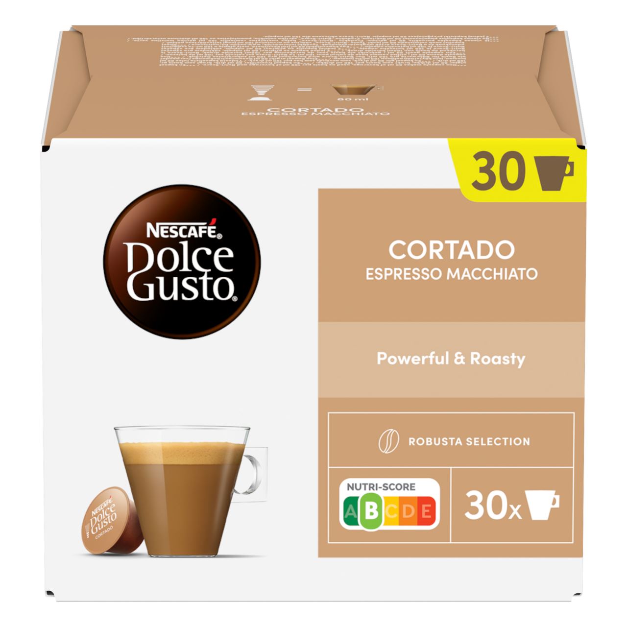 Dolce Gusto Cortado Espresso Macchiato 30 capsules 189 g
