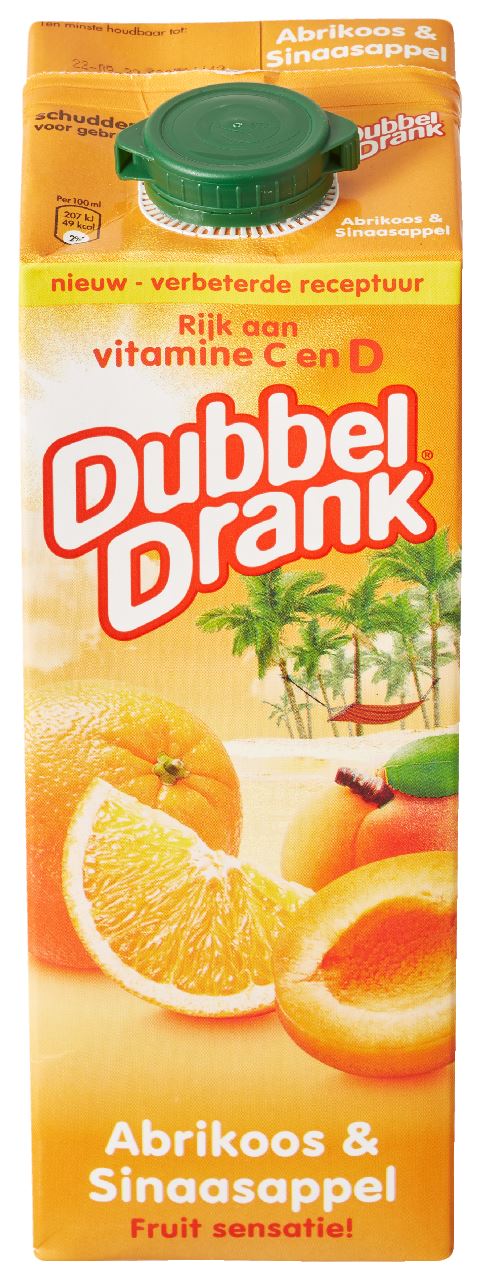 DubbelDrank Apricot & Orange 1 l