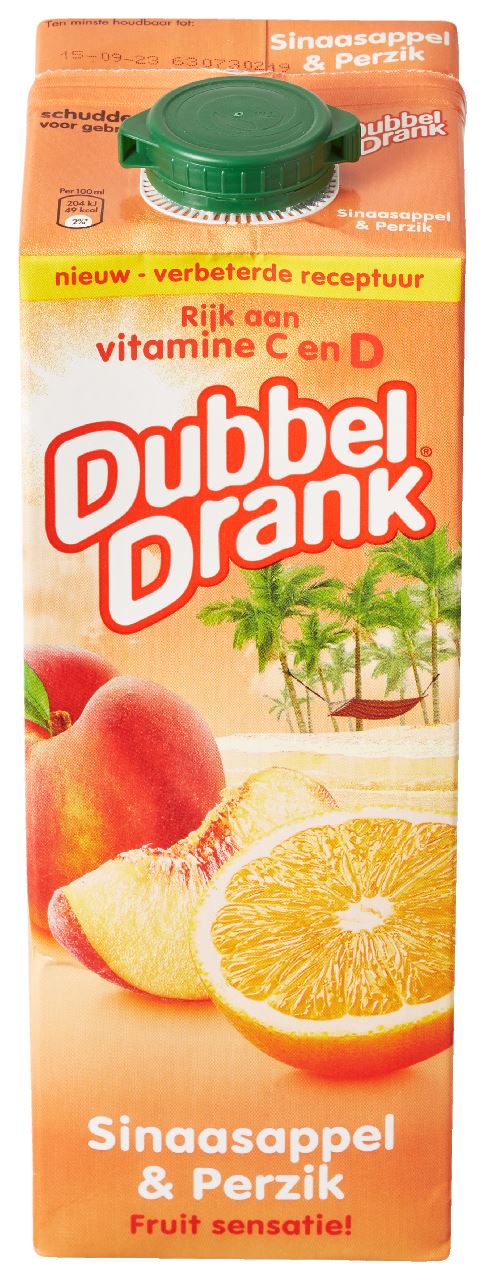 DubbelDrank Orange & Peach 1 l