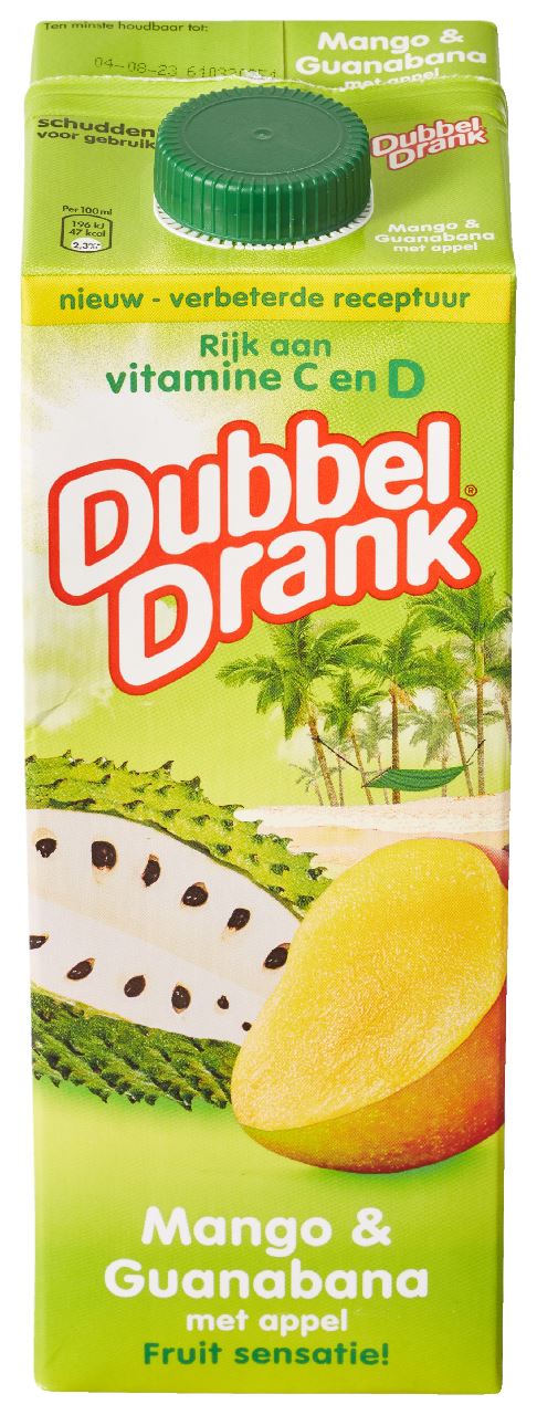 DubbelDrank Mango Guarabana 1 l