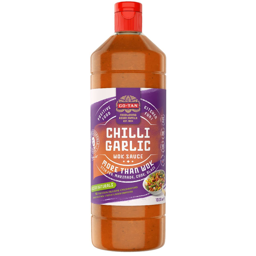 Go-Tan Asian Naturals Stir-fry Sauce Chilli Garlic 1 l