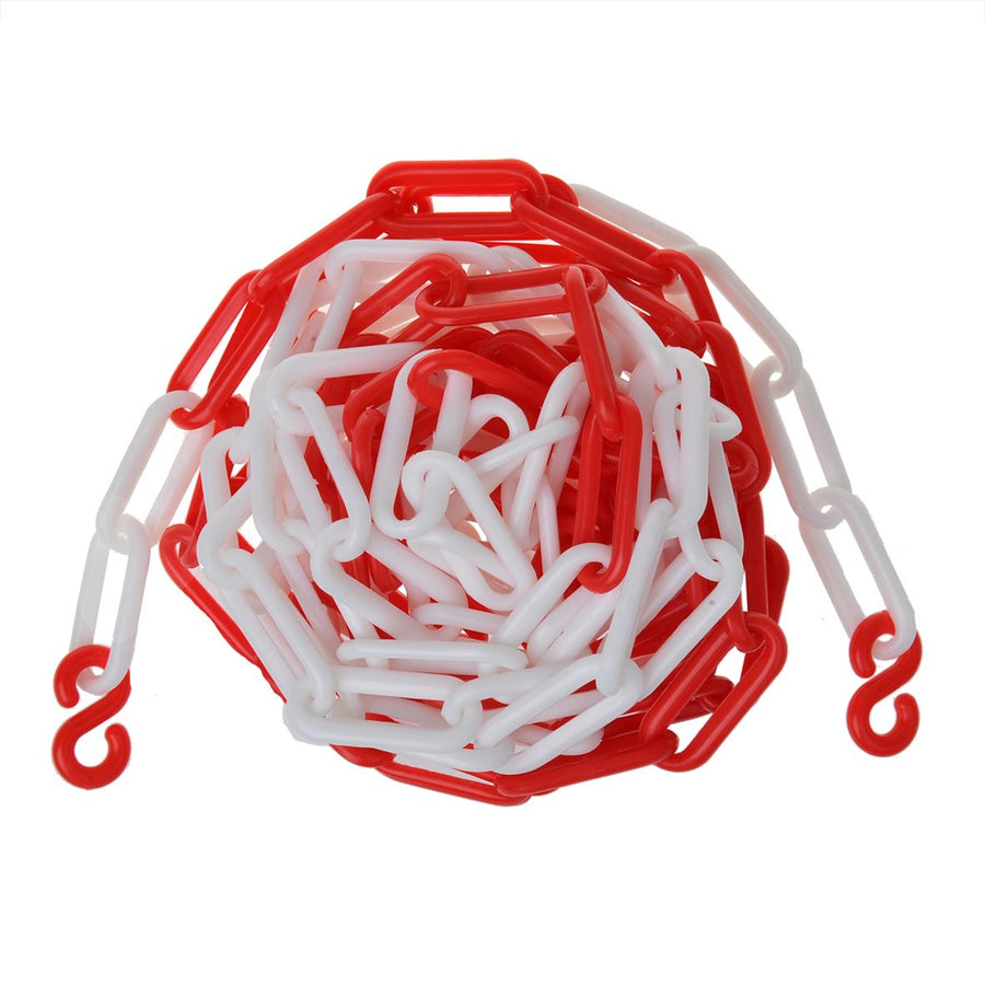 ProPlus Barrier chain plastic red/white 5 meters