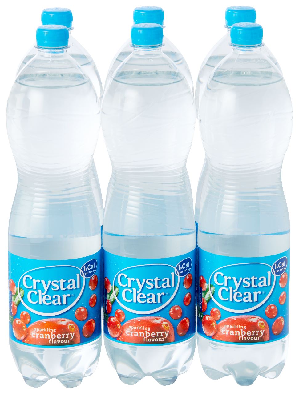 Crystal Clear Cranberry PET 6 x 1.5 l