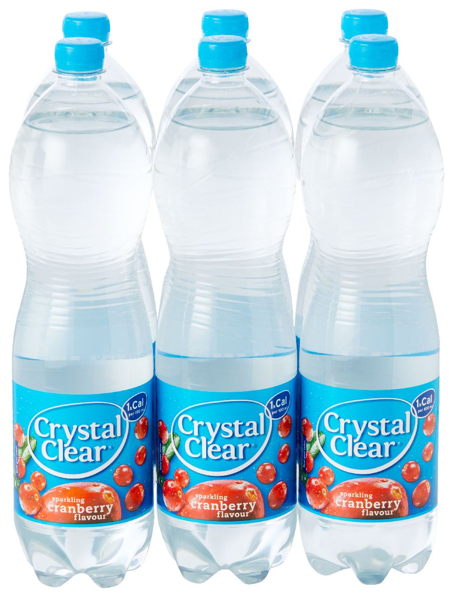 Crystal Clear Cranberry PET 6 x 1.5 l