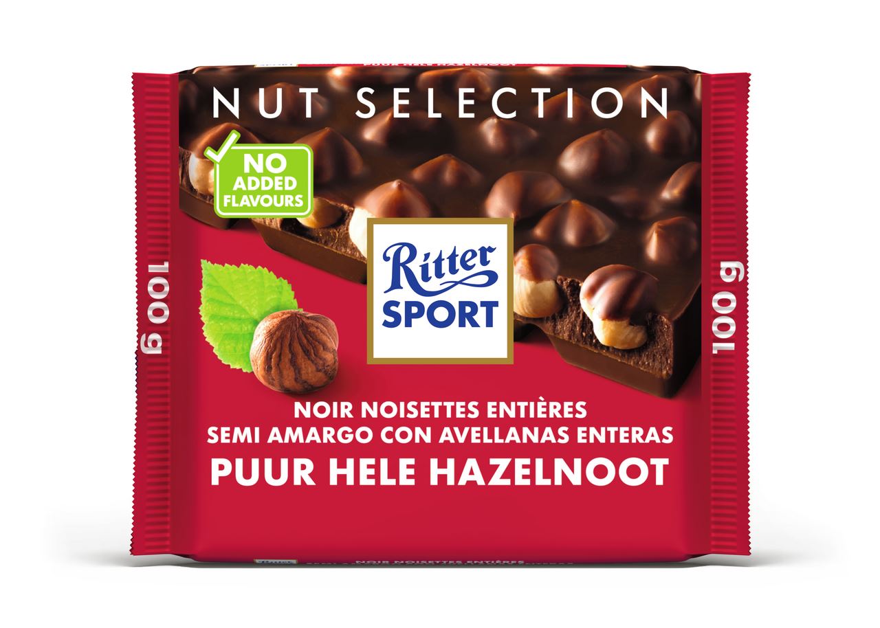 Ritter Sport Pure Whole Hazelnut 100 g