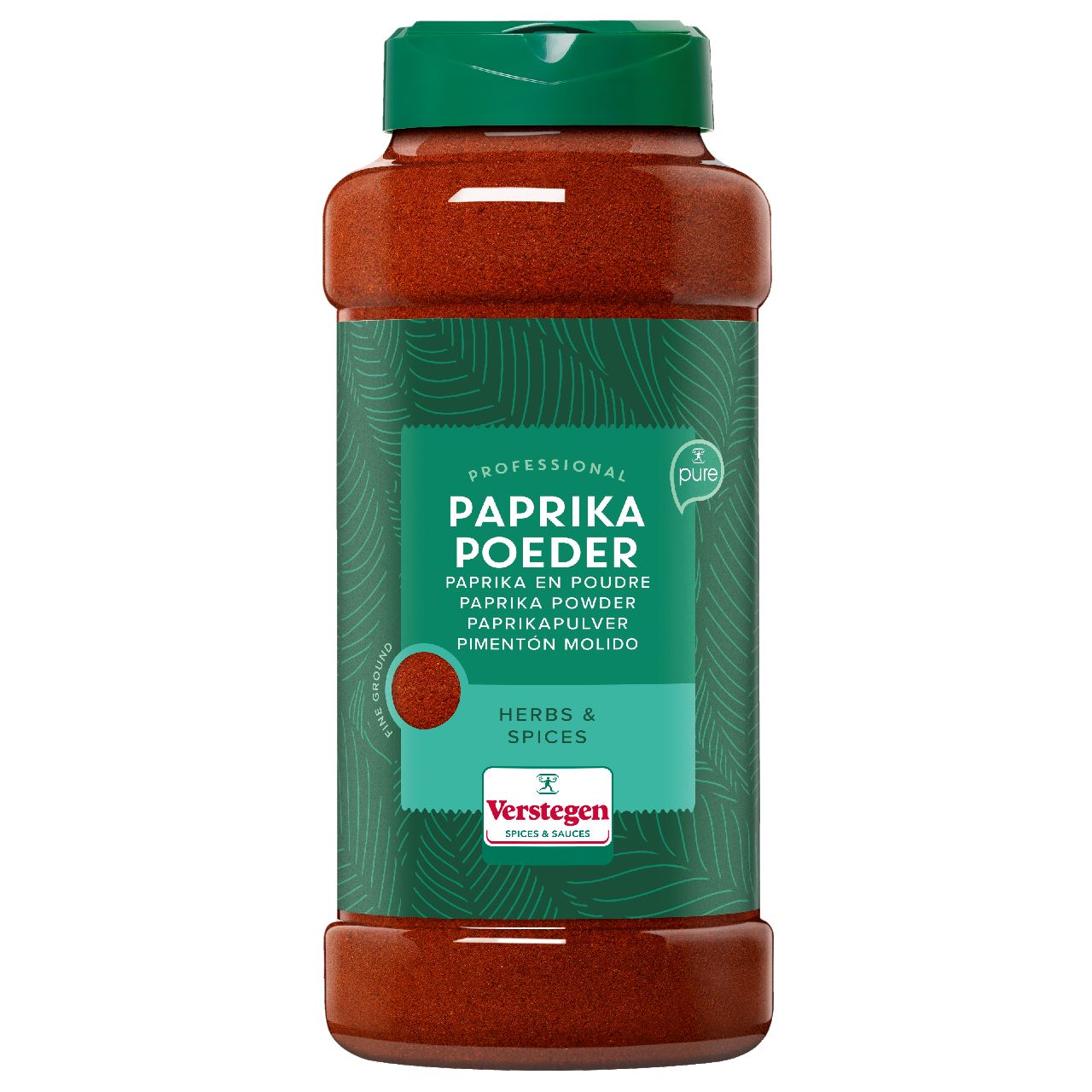 Verstegen Paprika powder PURE 500 g shaker