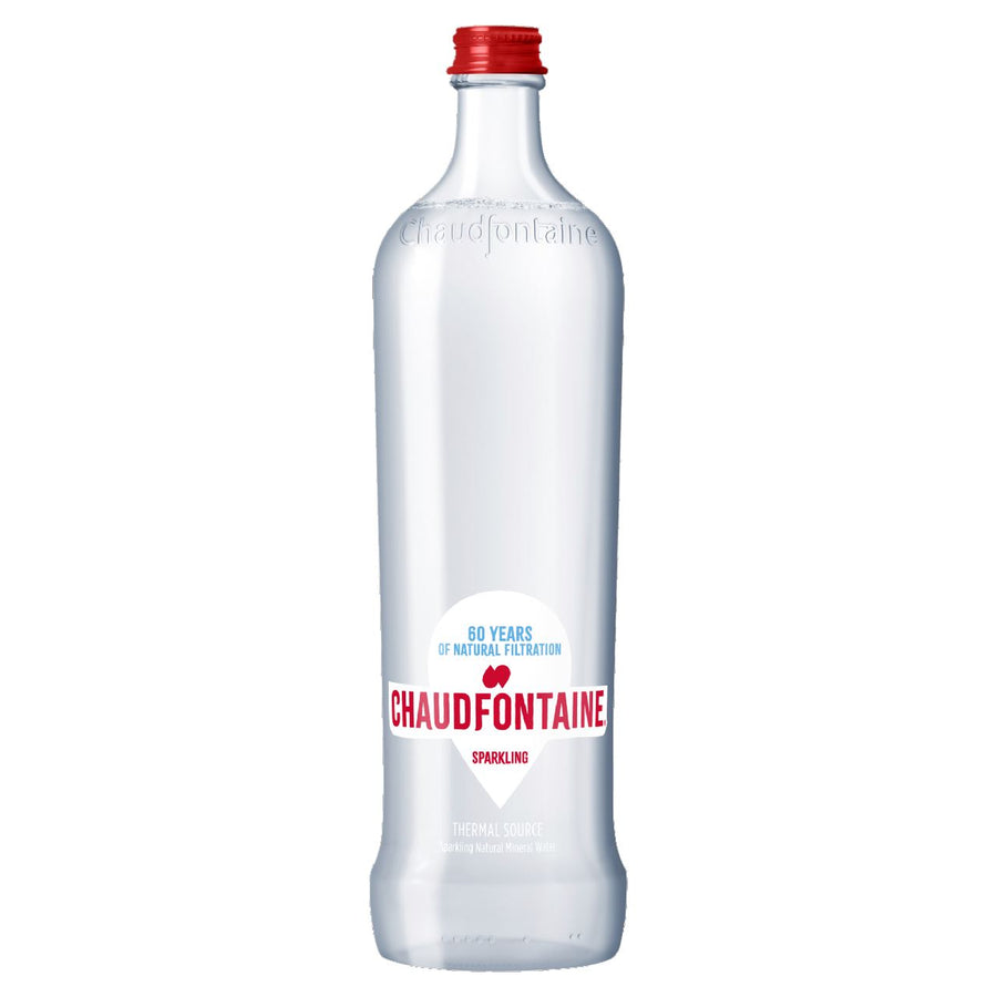 Chaudfontaine Sparkling Natural Mineral Water 6 x 75 cl Glass Bottle
