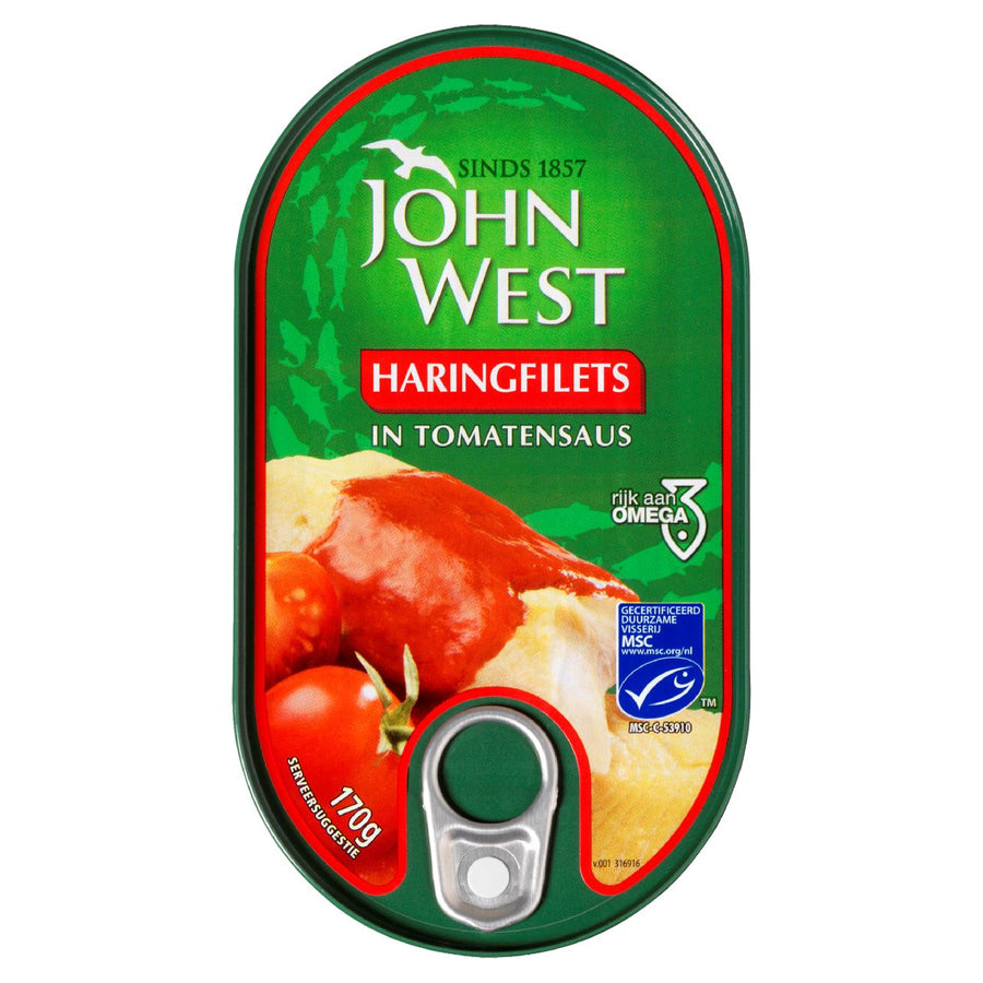 John West Herring Fillets in Tomato Sauce 170 g