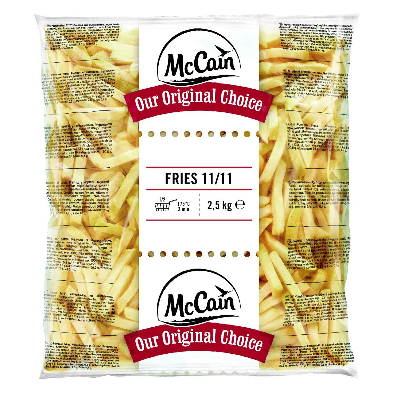 McCain Fries 11/11 2.5 kg