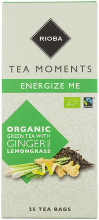 Thumbnail for RIOBA Organic Tea Energize Me Ginger & Lemongrass 25 pcs 50 g