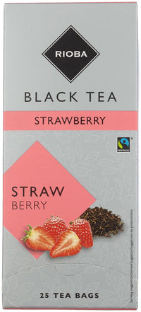 Thumbnail for RIOBA Black Tea Strawberry 25 x 2 grams