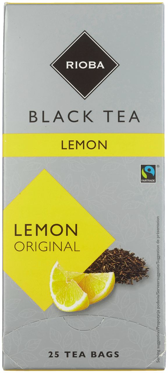 RIOBA Black Tea Lemon 25 x 2 grams