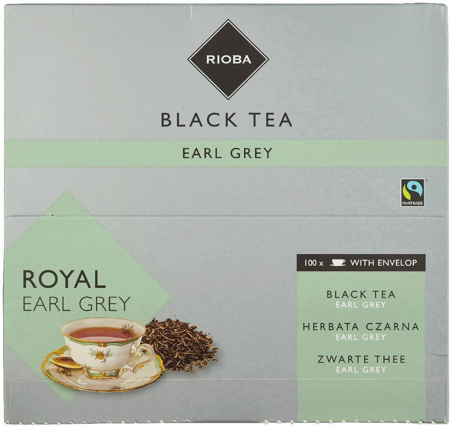 RIOBA Black Tea Royal Earl Gray (with envelope) 100 x 2 grams