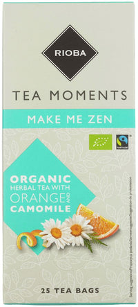 Thumbnail for RIOBA Organic Tea 'Make Me Zen' Chamomile & Orange 25 x 1.75 grams