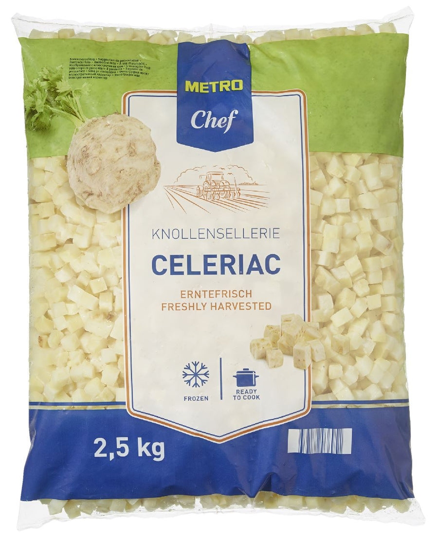 Celeriac cubes 2.5 kg