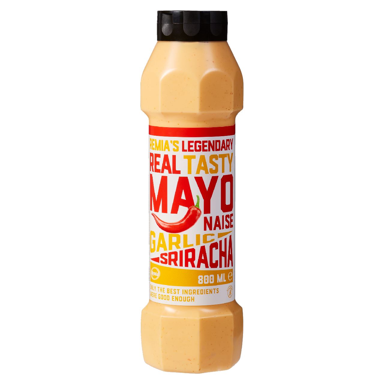 Remia Legendary Real Tasty Mayonnaise Garlic Sriracha tube 800ml