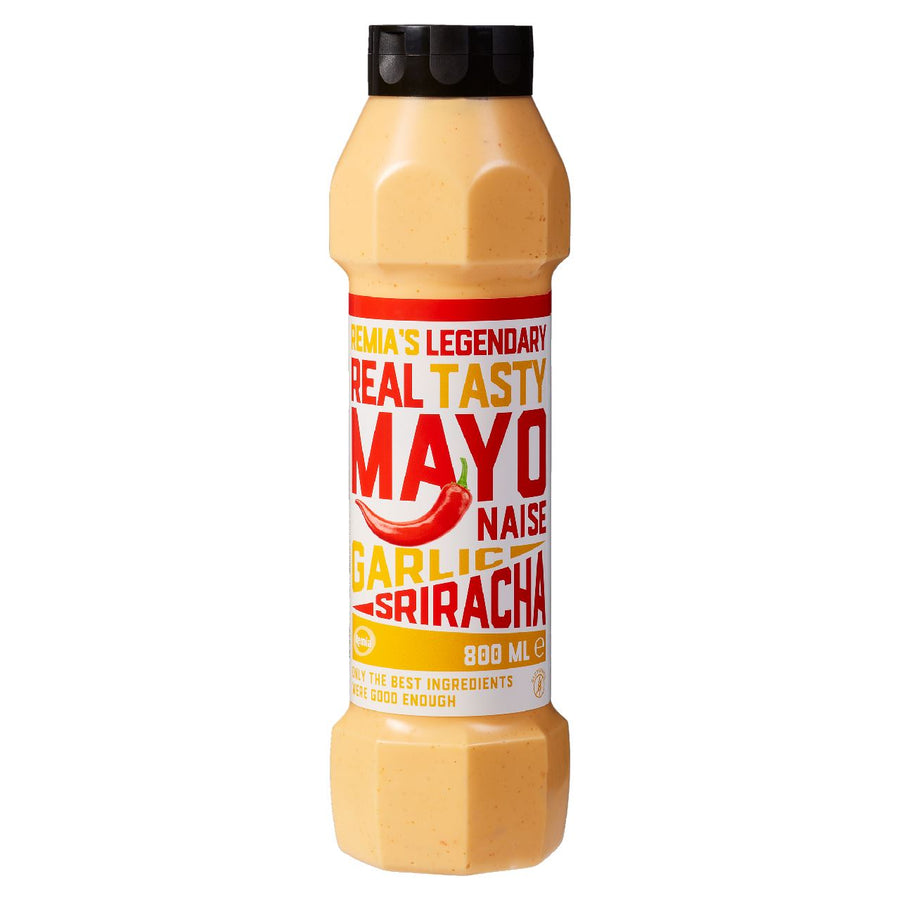 Remia Legendary Real Tasty Mayonnaise Garlic Sriracha tube 800ml