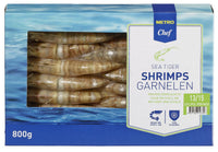 Thumbnail for Raw Black Tiger shrimps with head and shell 13/15 800 g