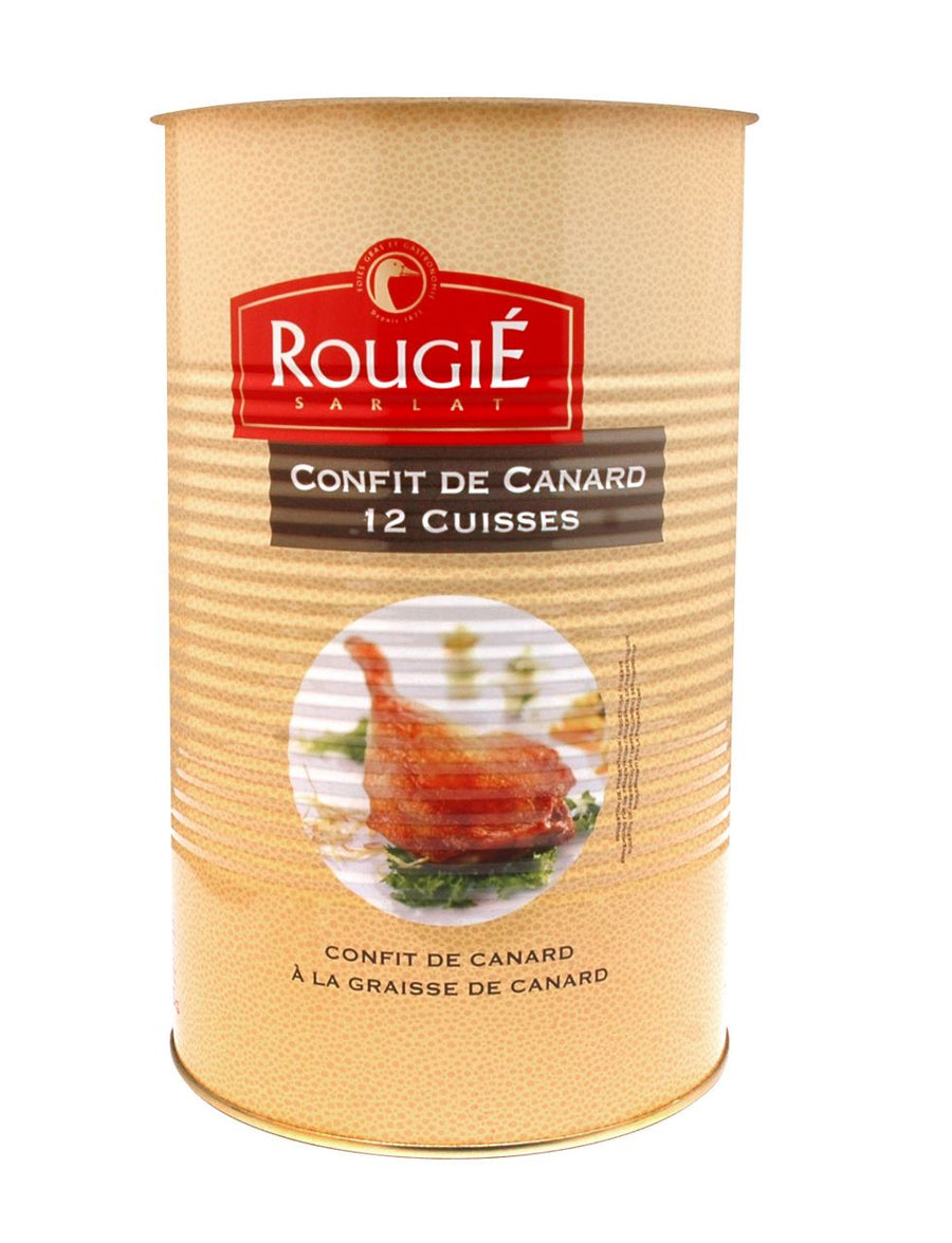 Rougié Confit de canard can 12 thighs 3825 g