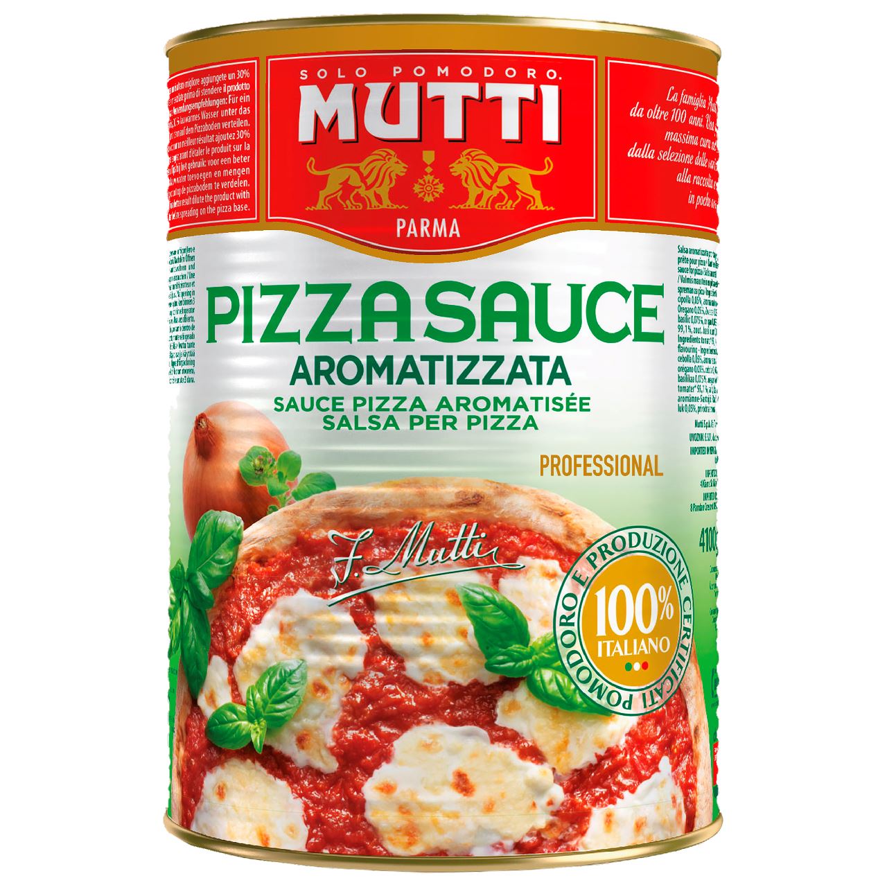 Mutti Pizza sauce aromatizzata 4.2 kg