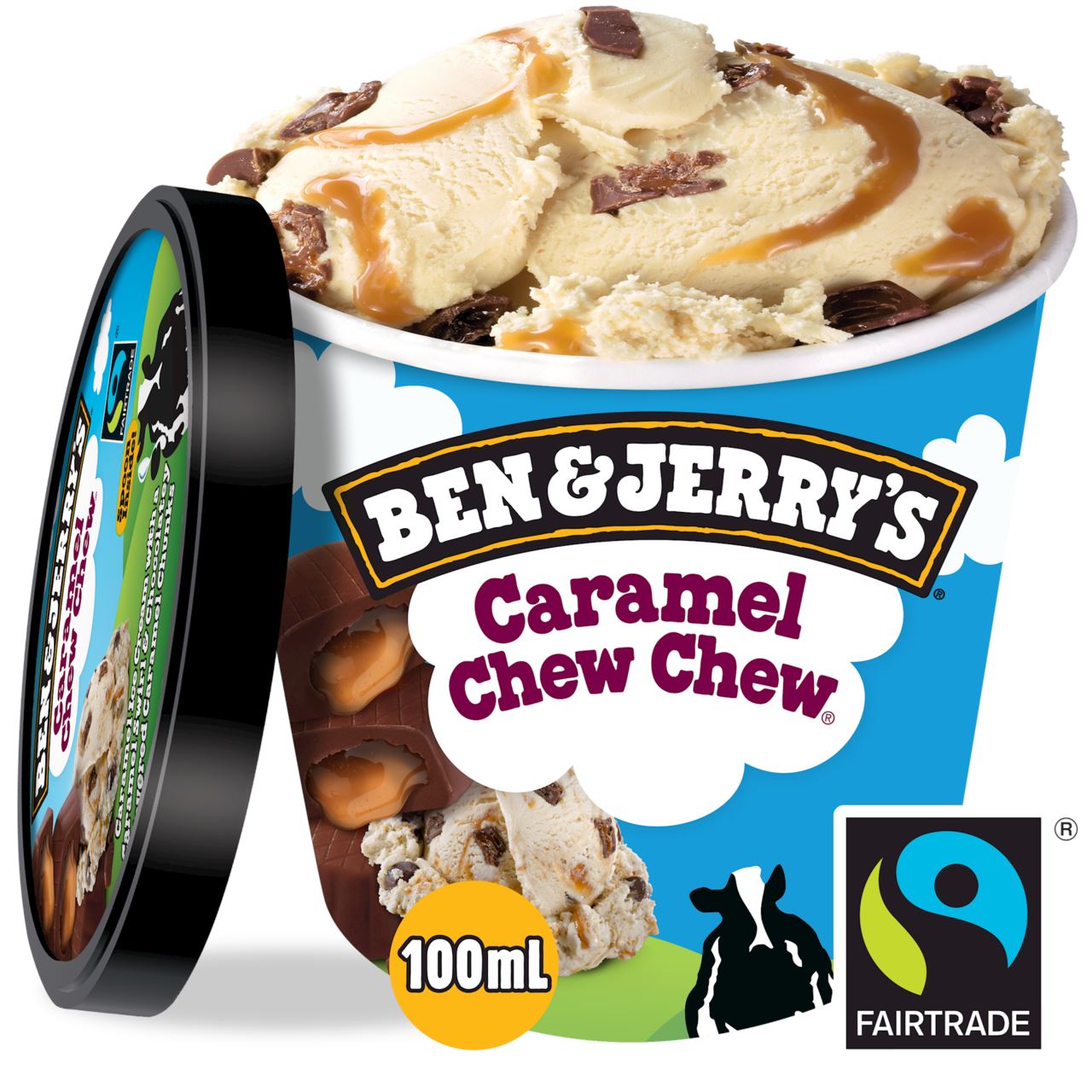 BEN & JERRY'S Caramel Chew 12 x 100 ml