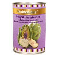 Thumbnail for Golden Key Artichoke hearts in quarters 390g