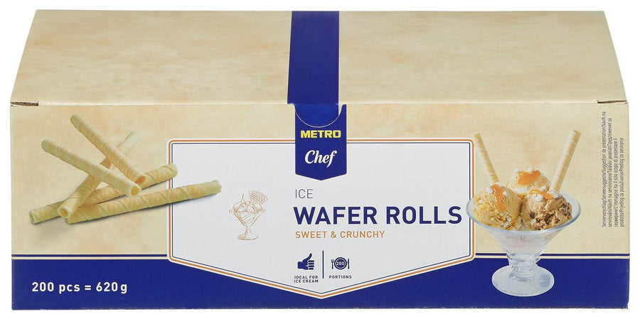 Ice cream waffles rolls 200 pieces 620 g