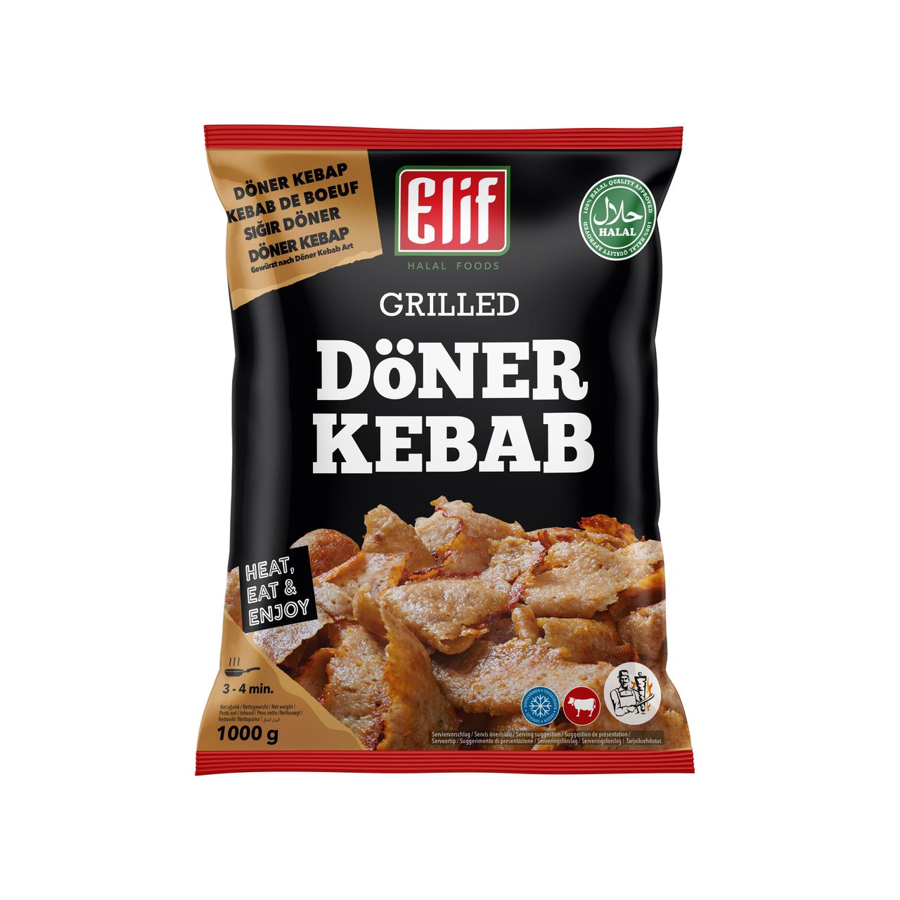 Elif Foods Doner Kebab frozen 1 kg