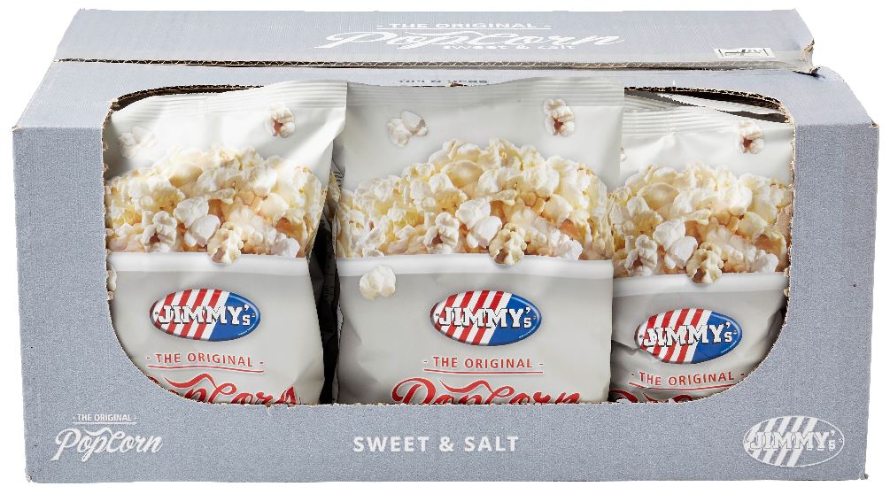 JIMMY's Popcorn mini sweet & salt 21 bags 540 g