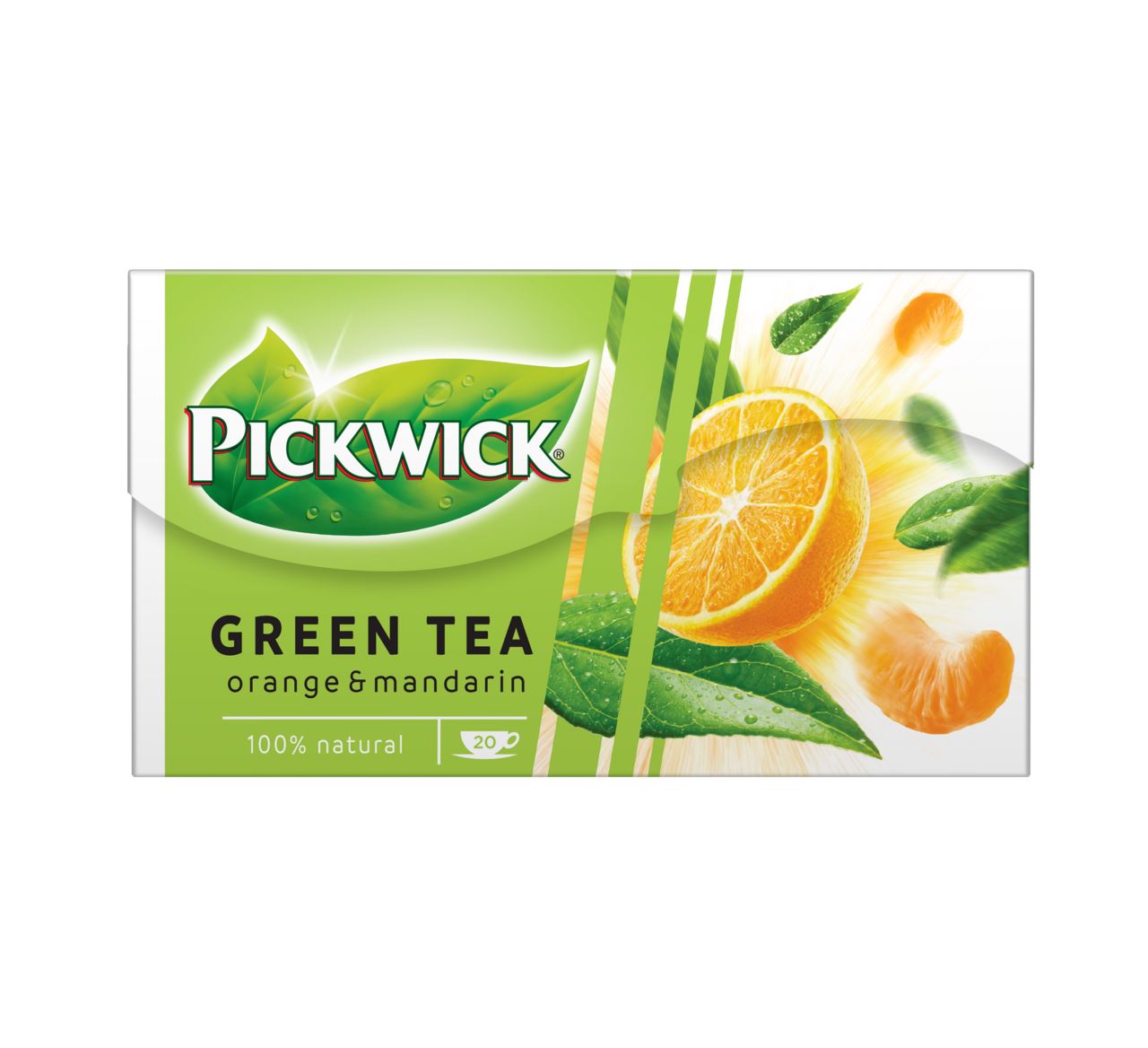 Pickwick Orange Mandarin Green Tea 20 pieces 30 g