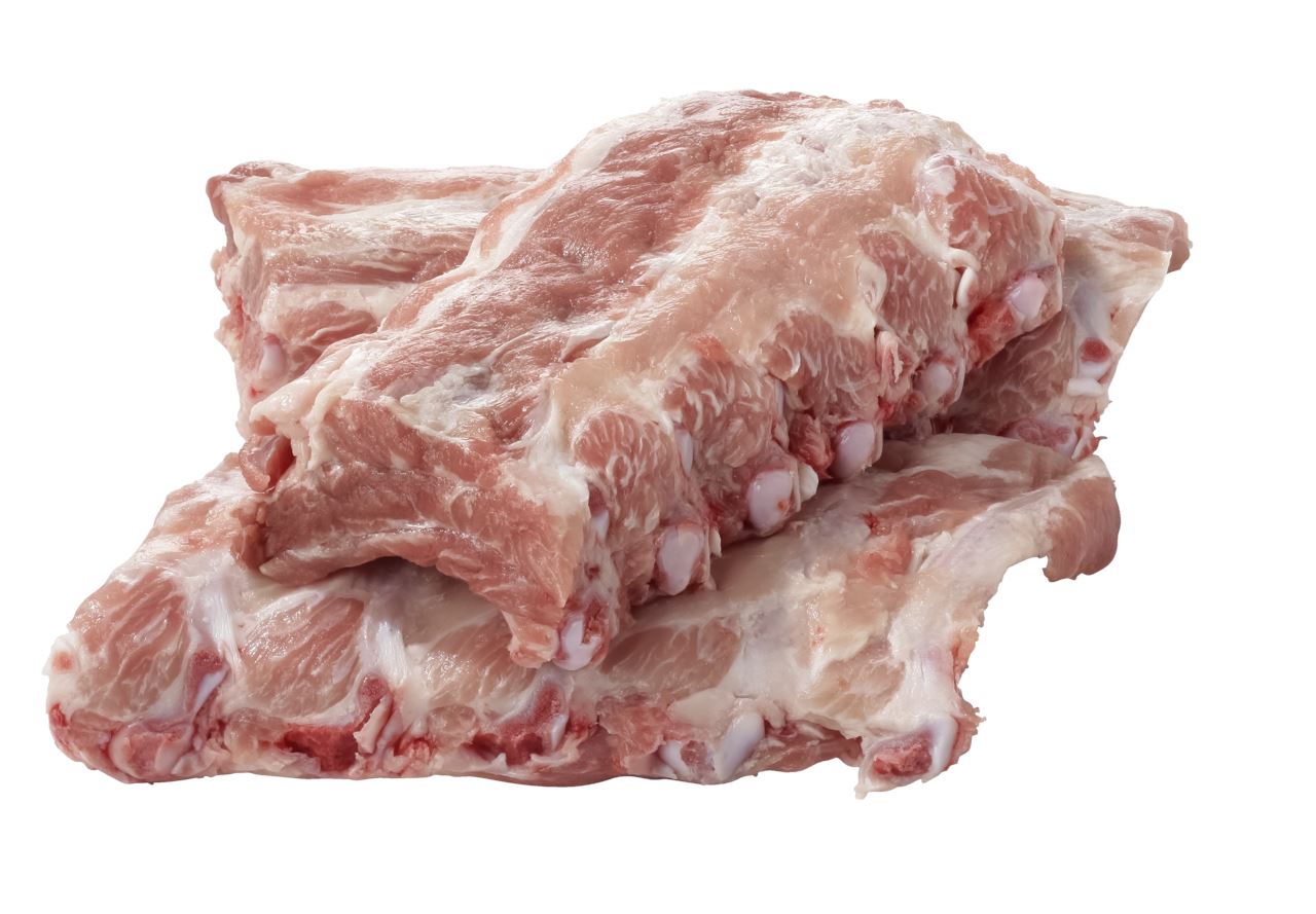 Pork spareribs thick meat frozen box approx. 10 kg