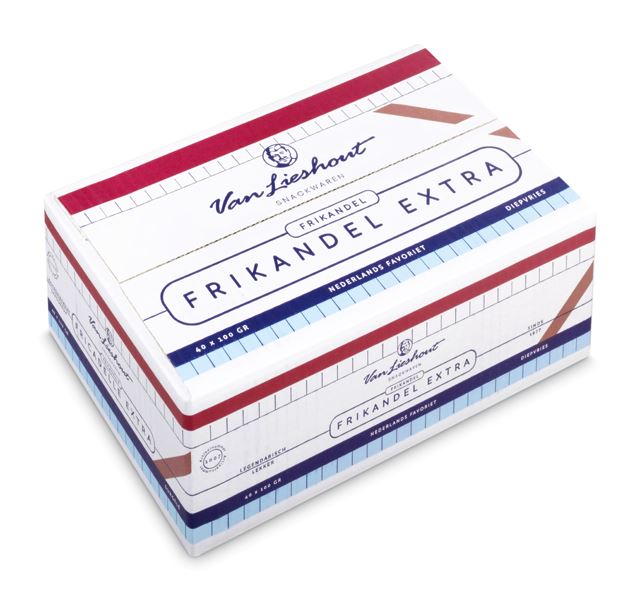 Van Lieshout Snack Products Extra frikandel 40x100g