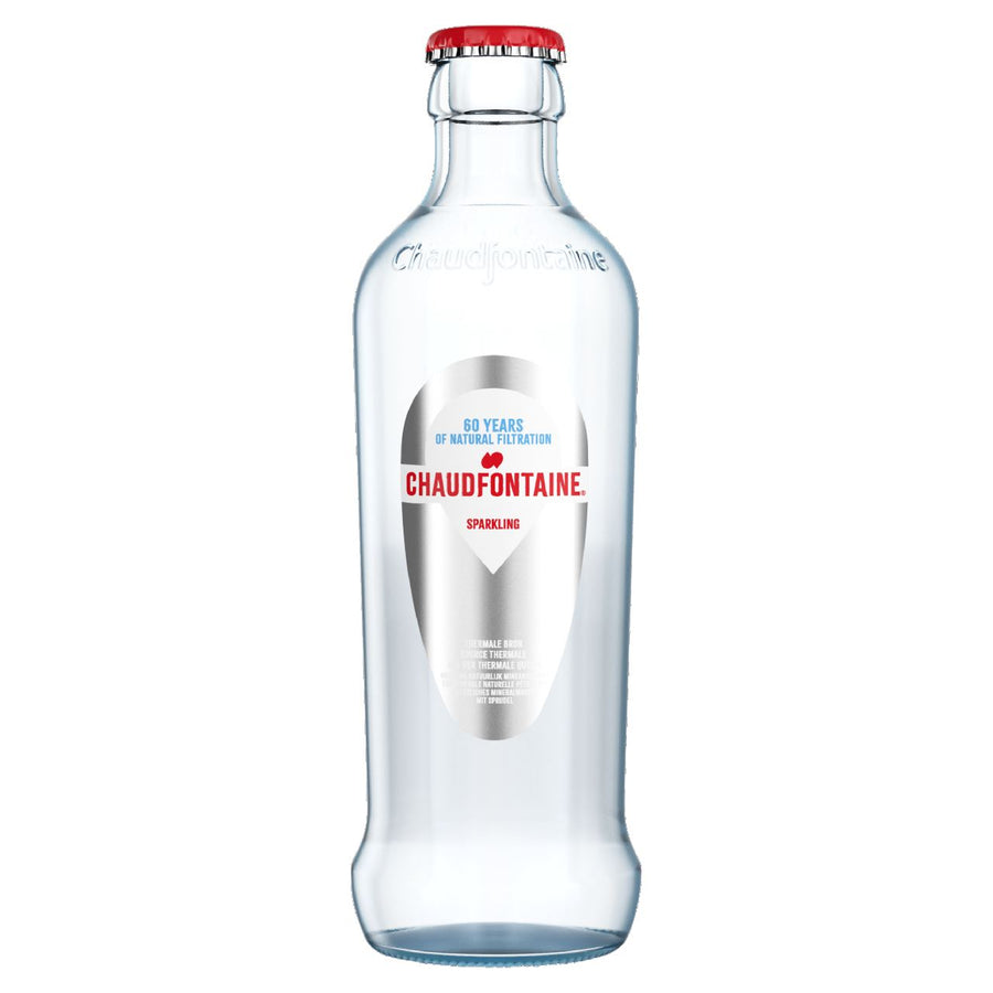 Chaudfontaine Sparkling Natural Mineral Water 24 x 25 cl Glass Bottle
