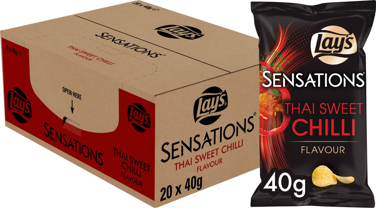 Lay's Sensations Thai Sweet Chilli 20 x 40 g