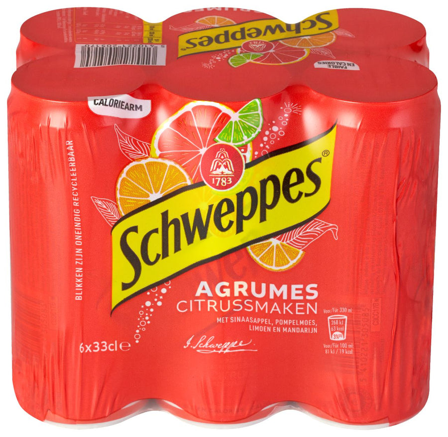 Schweppes Citrus flavors 6 x 33 cl