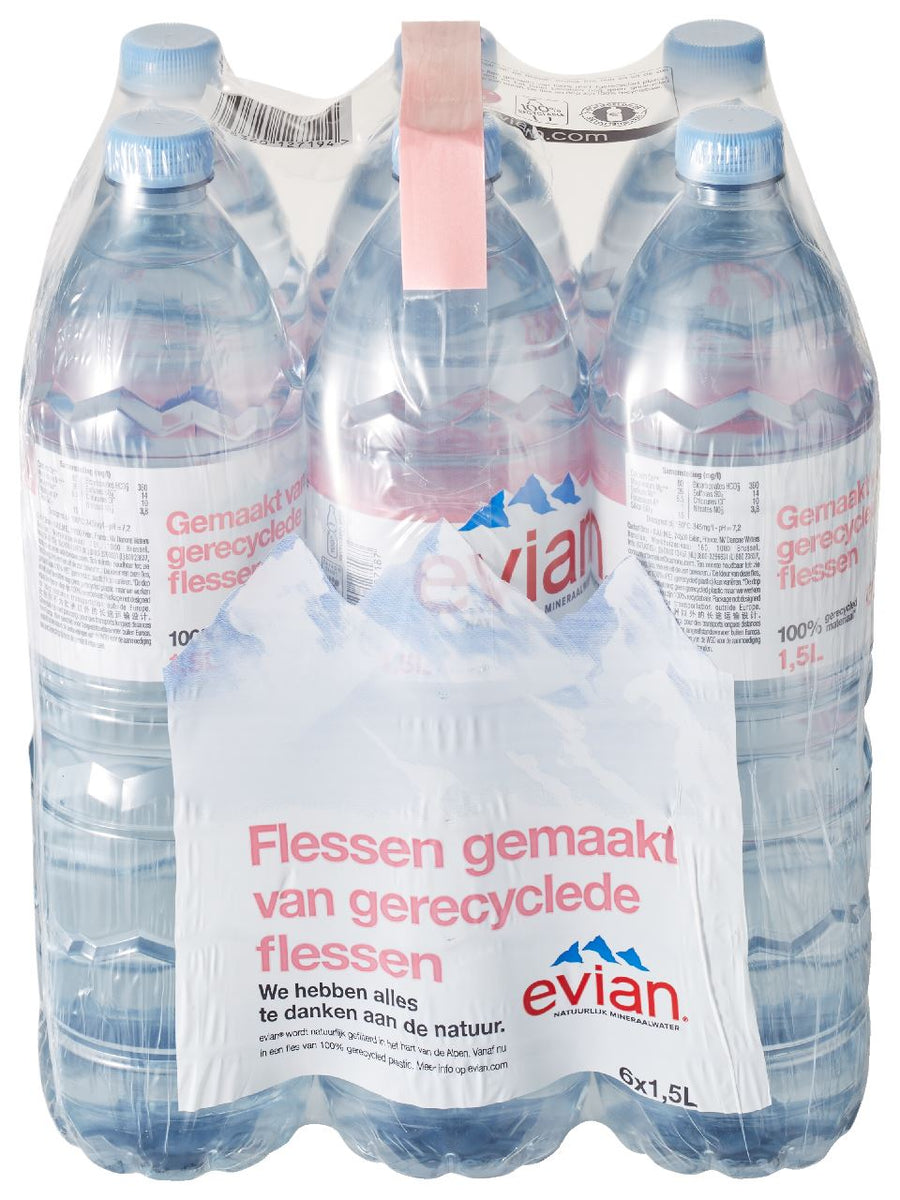 evian Mineral water PET 6 x 1.5 l