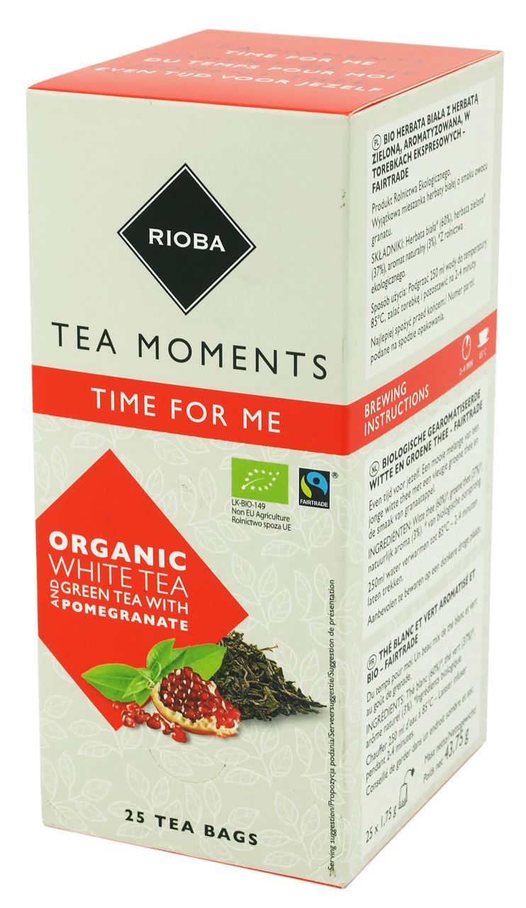 RIOBA Green tea pomegranate Fairtrade 25 pieces 44 g