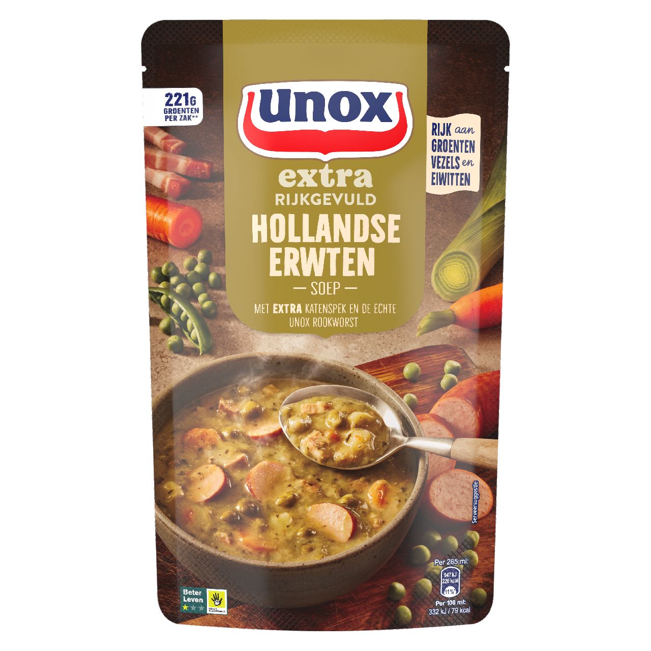 Unox Soup In Bag Pea 570 ml