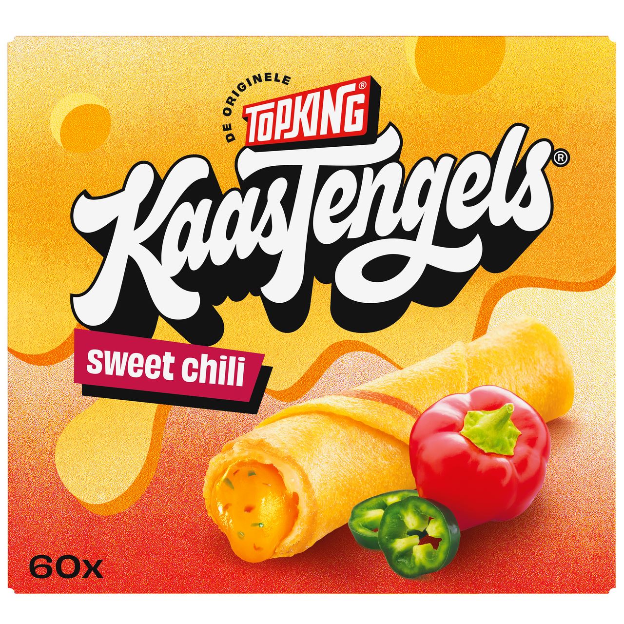 Topking Cheese Tengels® Sweet chili 60 x 15 g