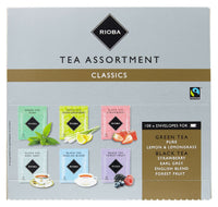 Thumbnail for RIOBA Tea assortment box classics fair trade 100 x 2 grams