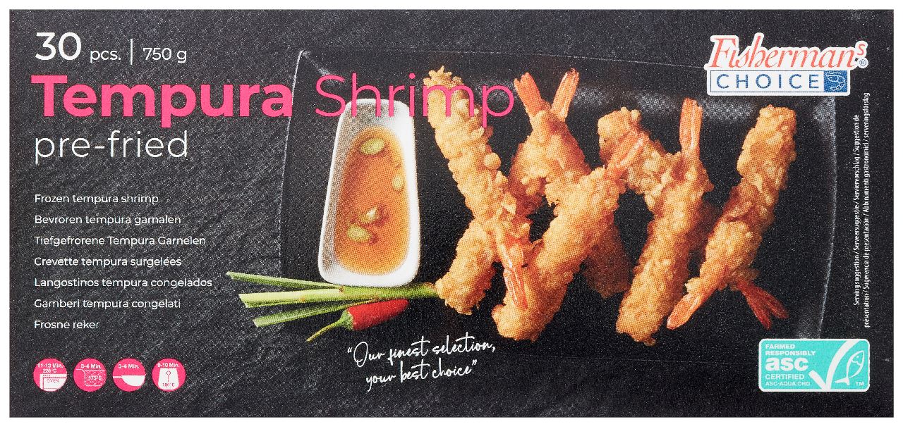 Fisherman's Choice ASC Tempura shrimp 750 g