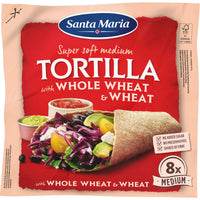 Thumbnail for Santa Maria Medium Tortilla with Whole Wheat 8 Pieces 320 g