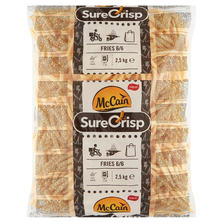 McCain Sure Crisp Fries 6/6 2.5 kg