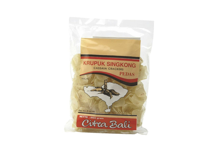 Citea Bali Cassava Crackers raw 250 grams