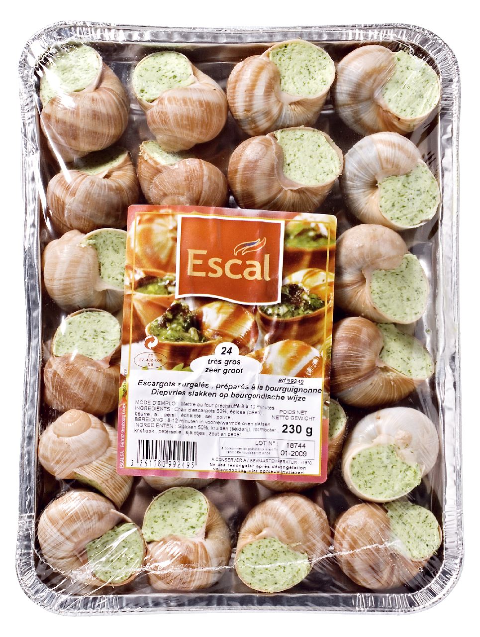 Escargot herb butter 24 pieces 200 g