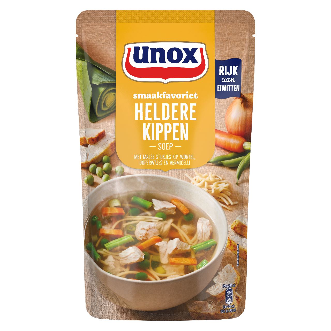 Unox Soup In Bag Clear Chicken 570 ml