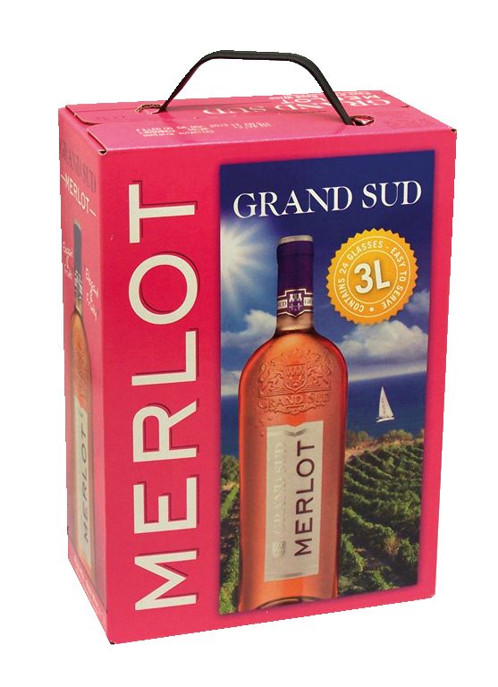 GRAND SUD Merlot Rosé Bag in Box 3 l