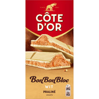 Thumbnail for Côte d'Or BonBonBloc Chocolate Bar Praline White 200 g