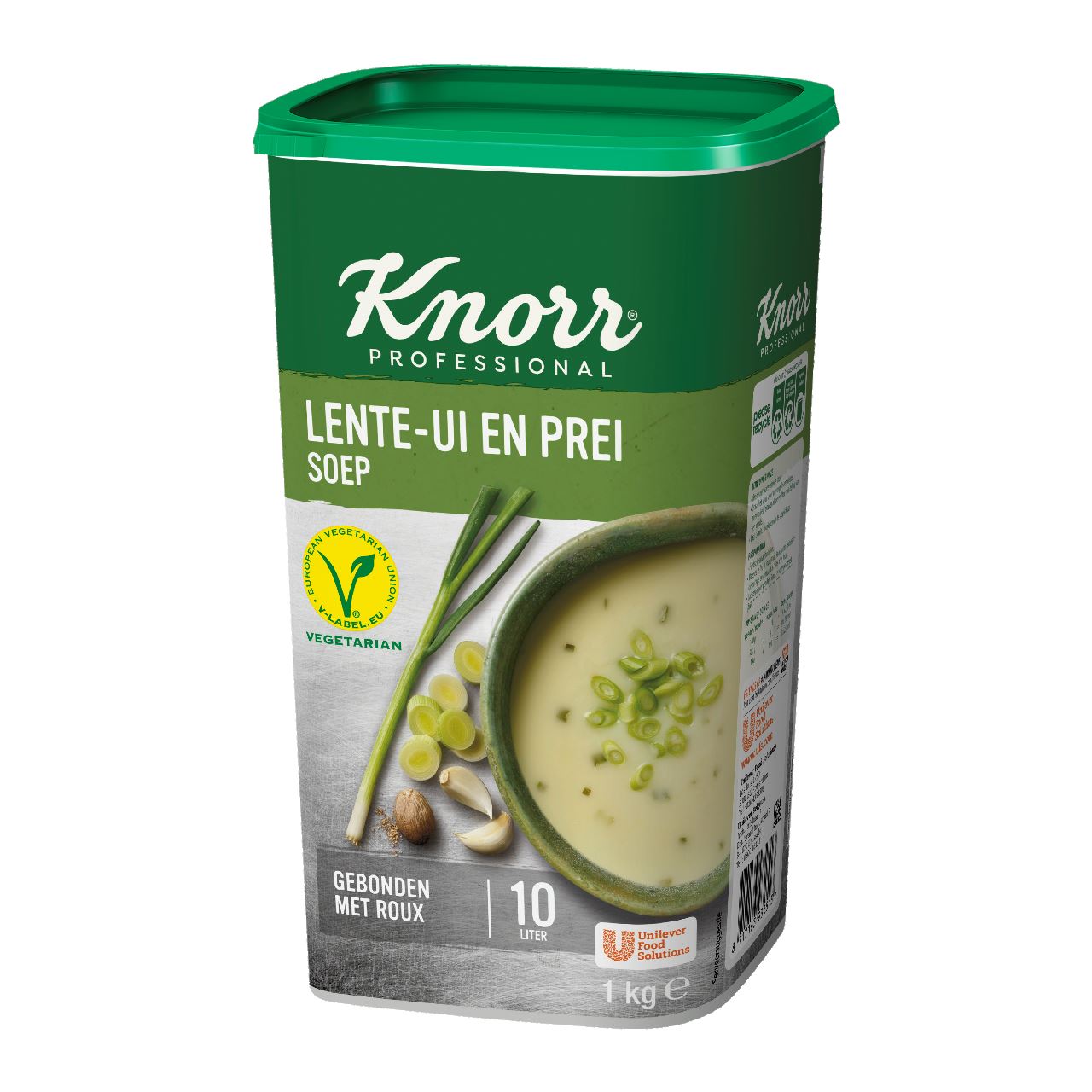 Knorr Professional Classic Spring Onion and Leek Soup Powder yield 10L 1 kg