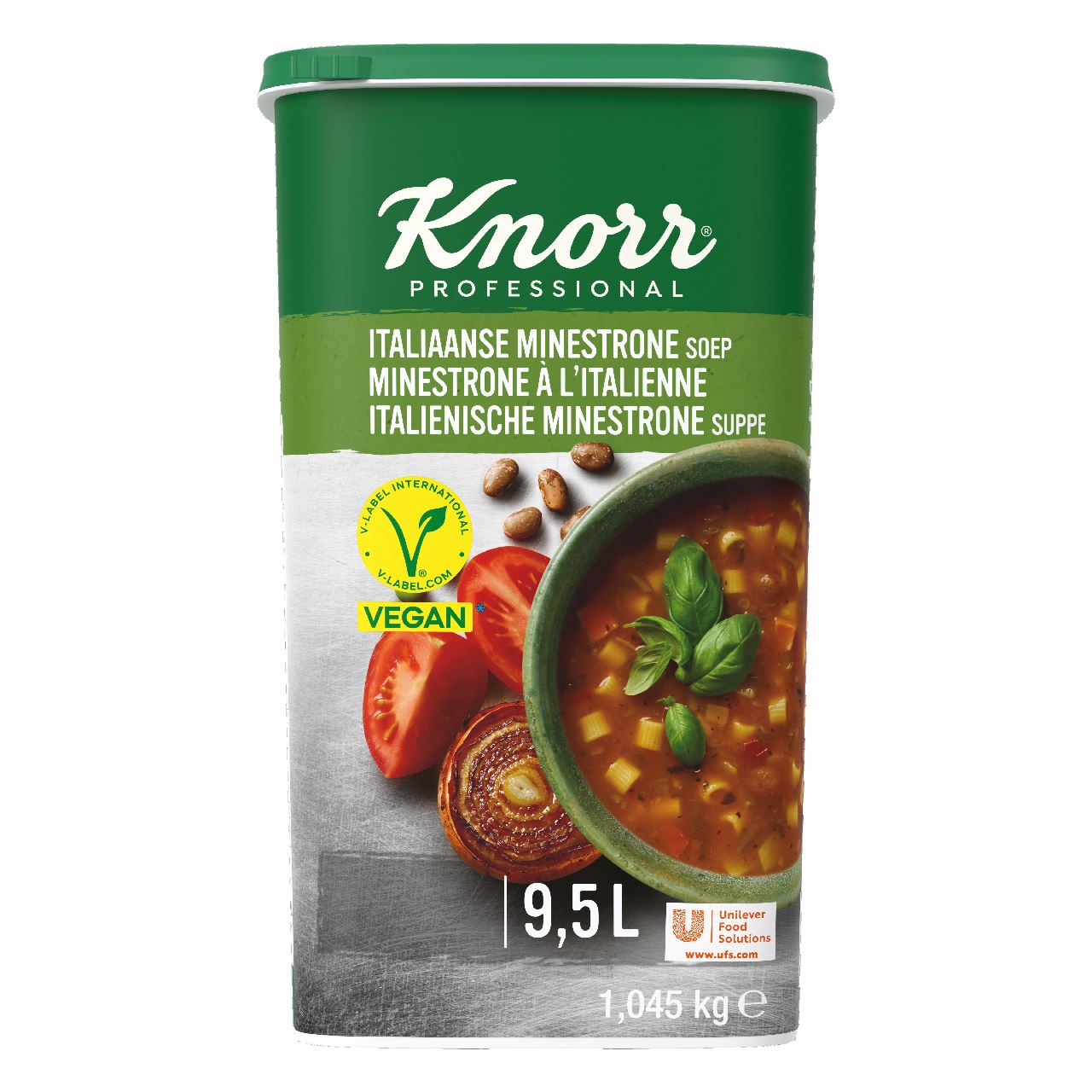 Knorr Professional Classic Italian Minestrone Soup Powder yield 9.5L 1.045 kg